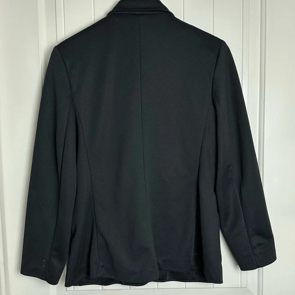 Vintage Cricket Lane Made in the USA boss babe black blazer size 14